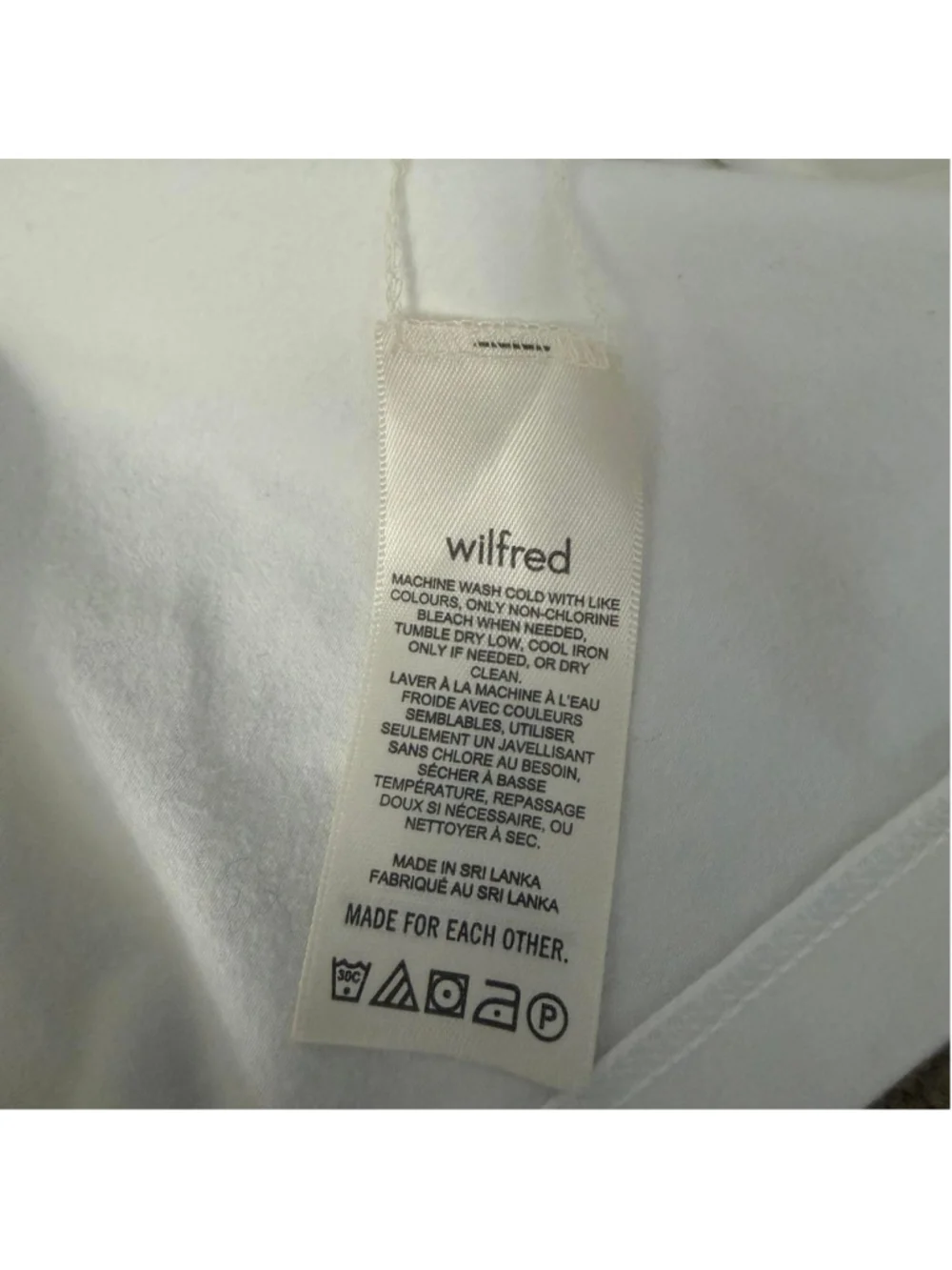 Aritzia Wilfred white puff sleeve top - Size XXS